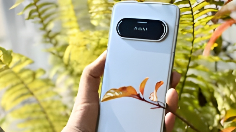 Lava rear display phone 2026 with mini screen integrated into camera island and dual 50MP cameras