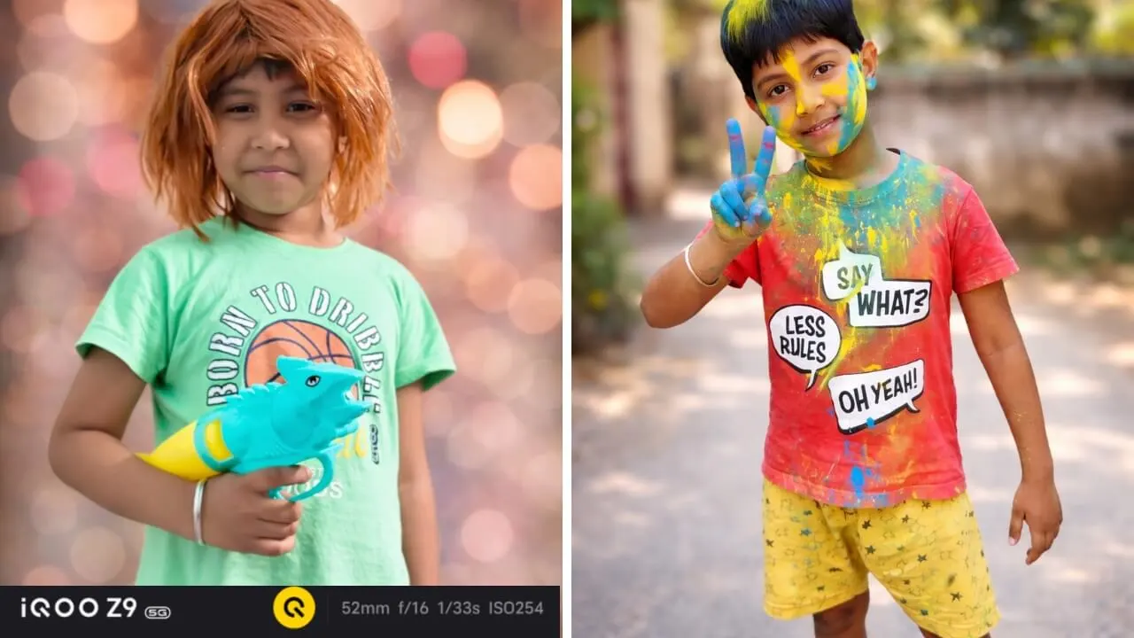 iQOO Z9 camera bokeh test with clear subject and softly blurred background