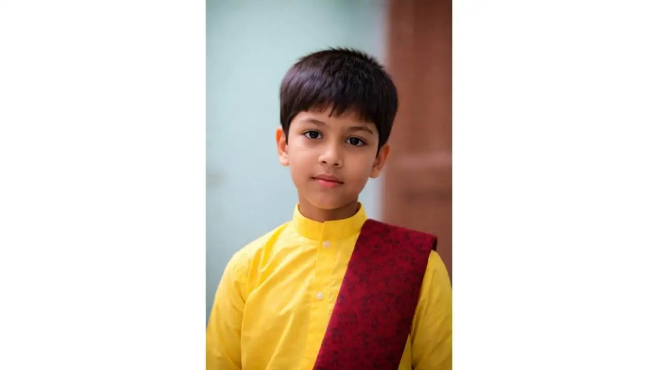 iQOO Z9 portrait with edge detection highlighting hair edges and smooth blurred background