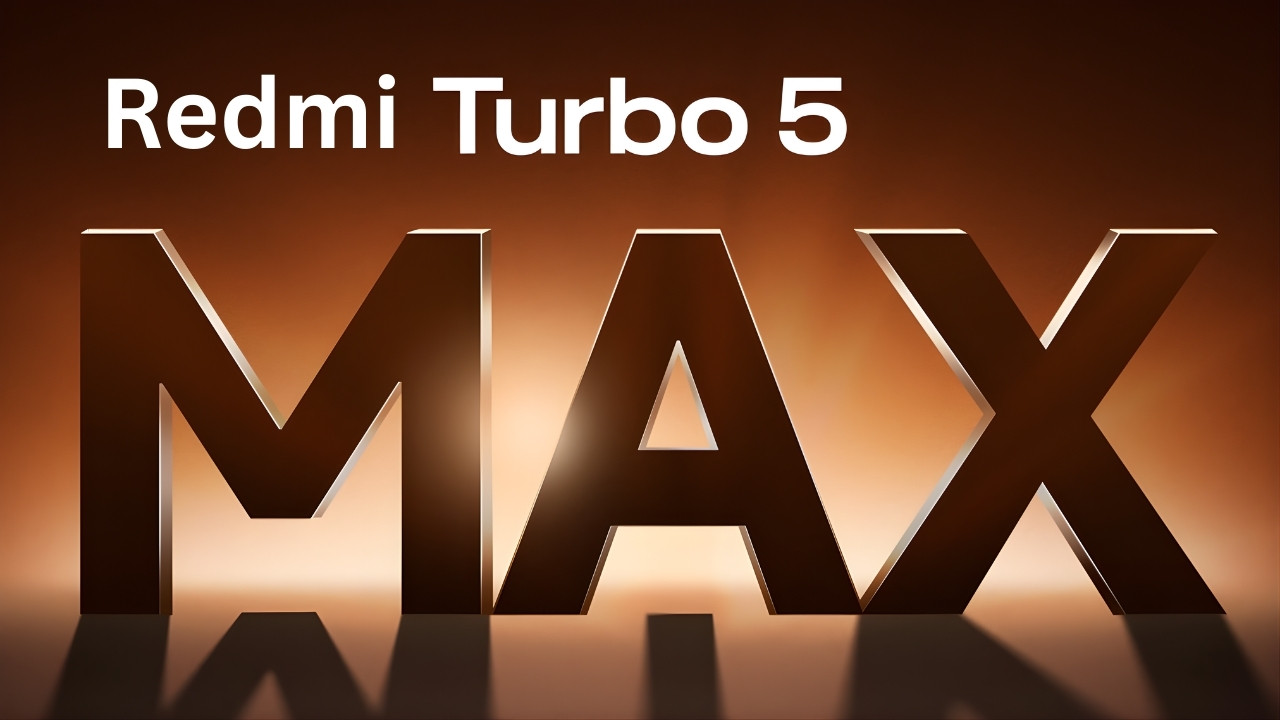 Redmi Turbo 5 Max teaser image highlighting MAX branding and upcoming smartphone launch